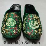 hài thêu gấm, giầy thêu gấm, hài cổ điển