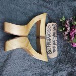 guốc gỗ cao gót, guốc thời trang, guốc mộc sài gòn