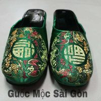hài thêu gấm, giầy thêu gấm, hài cổ điển
